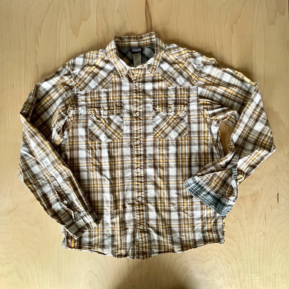 Patagonia Plaid Long Sleeve Shirt